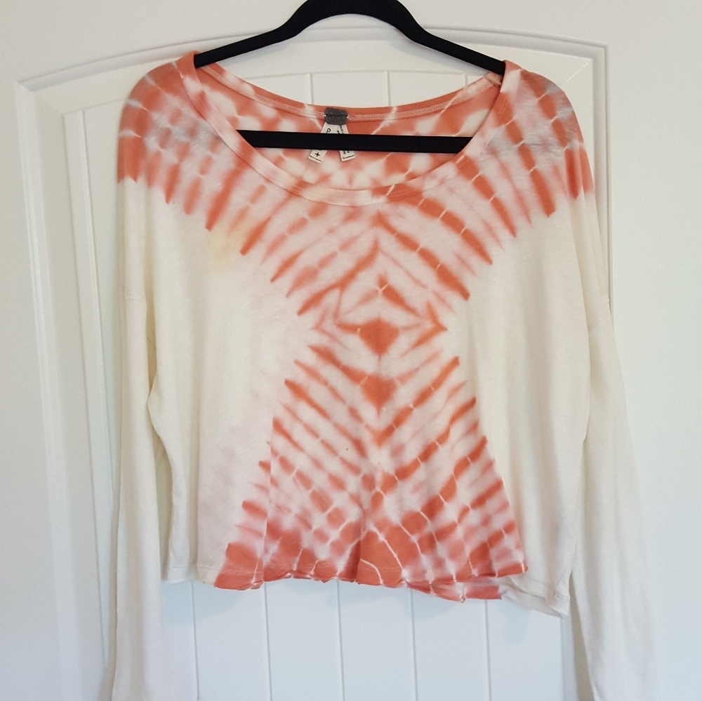 Free People Boho Tie Dye Top